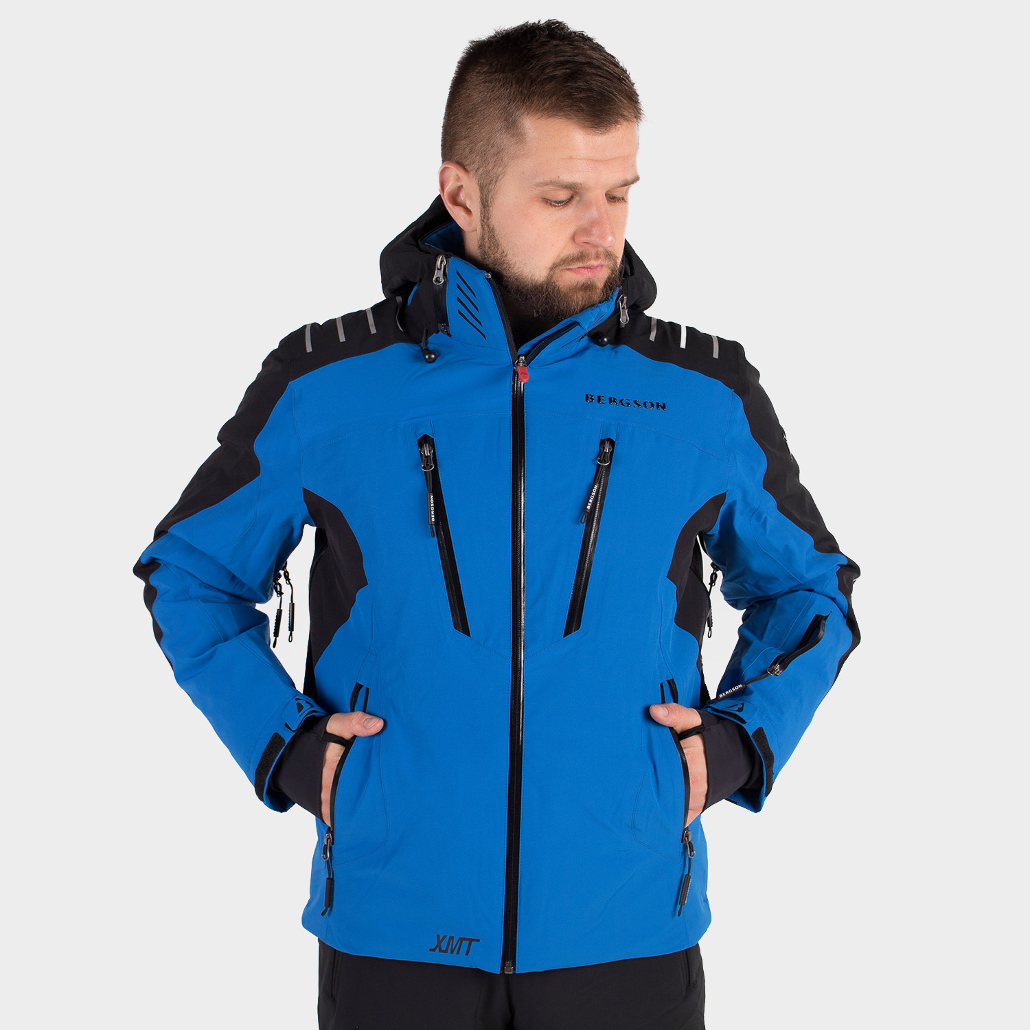 Kurtka męska BERGSON RACE-X BLUE BRG00036