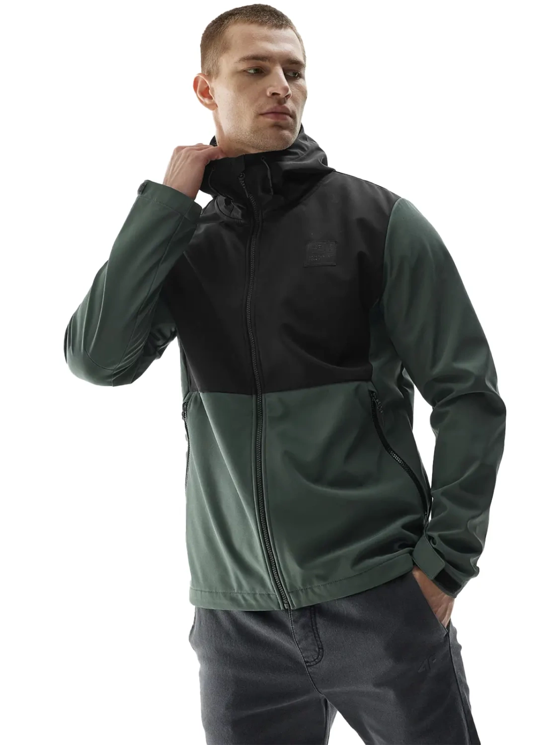 Kurtka softshell męska 4F 4FAW23TSOFM155-40S 