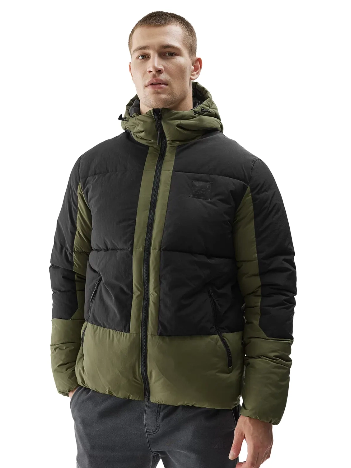 Kurtka męska zimowa puchowa 4F 4FAW23TDJAM244-45S