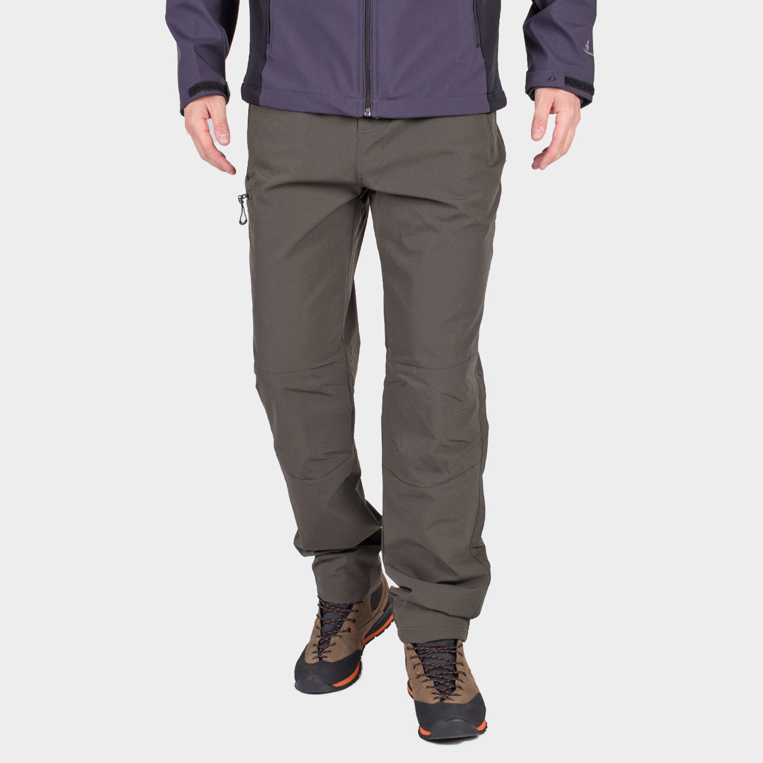 Spodnie męskie trekkingowe BERGSON HARRAN 4W ARMY GREEN