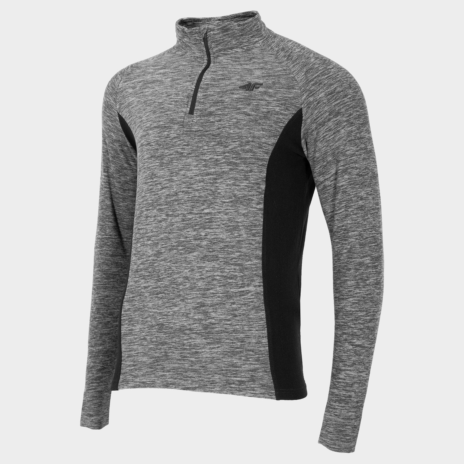 Bluza męska z kapturem rozpinana polarowa 4F H4Z20-BIMP034-24M