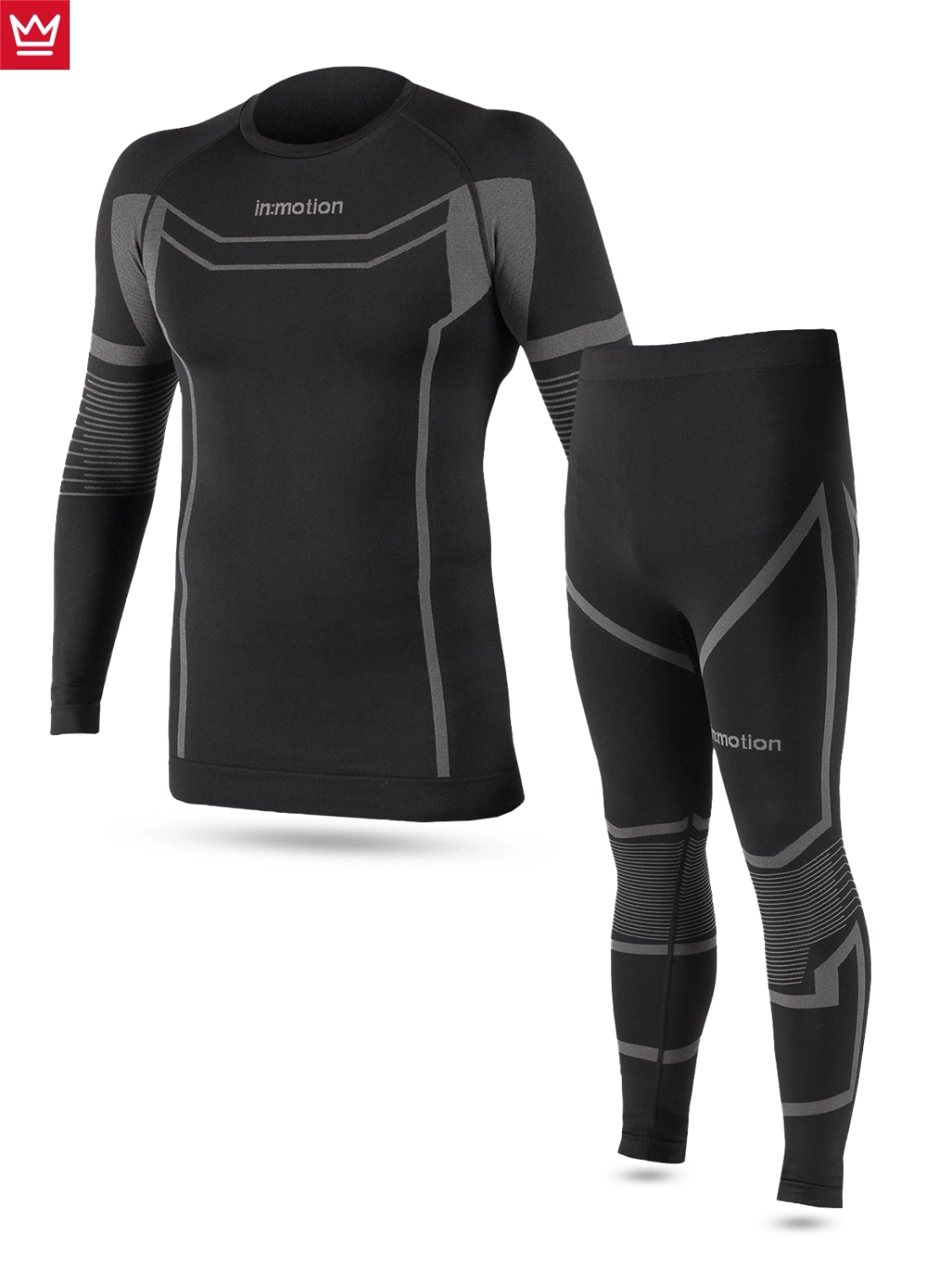 Bielizna męska termoaktywna in:motion SICCO INM4F-MTU23-B