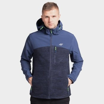 Bluza męska z kapturem rozpinana polarowa 4F H4Z18-PLM003-30M