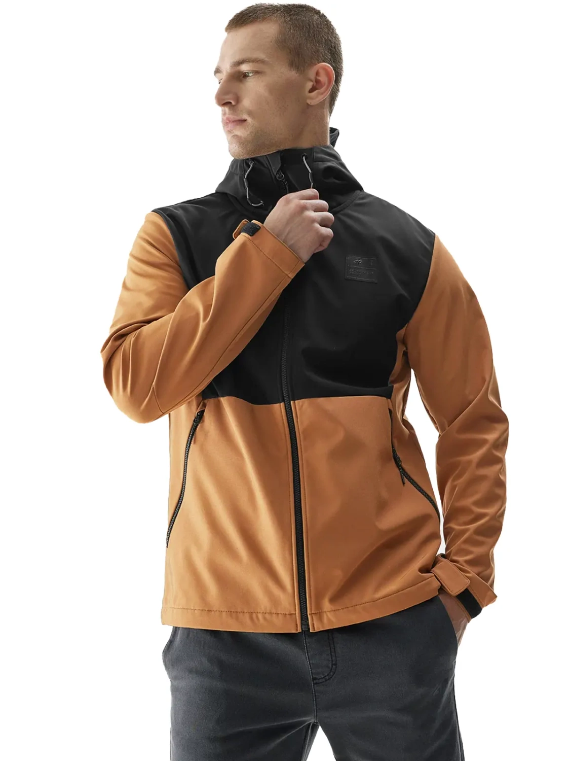 Kurtka softshell męska 4F 4FAW23TSOFM155-82S 