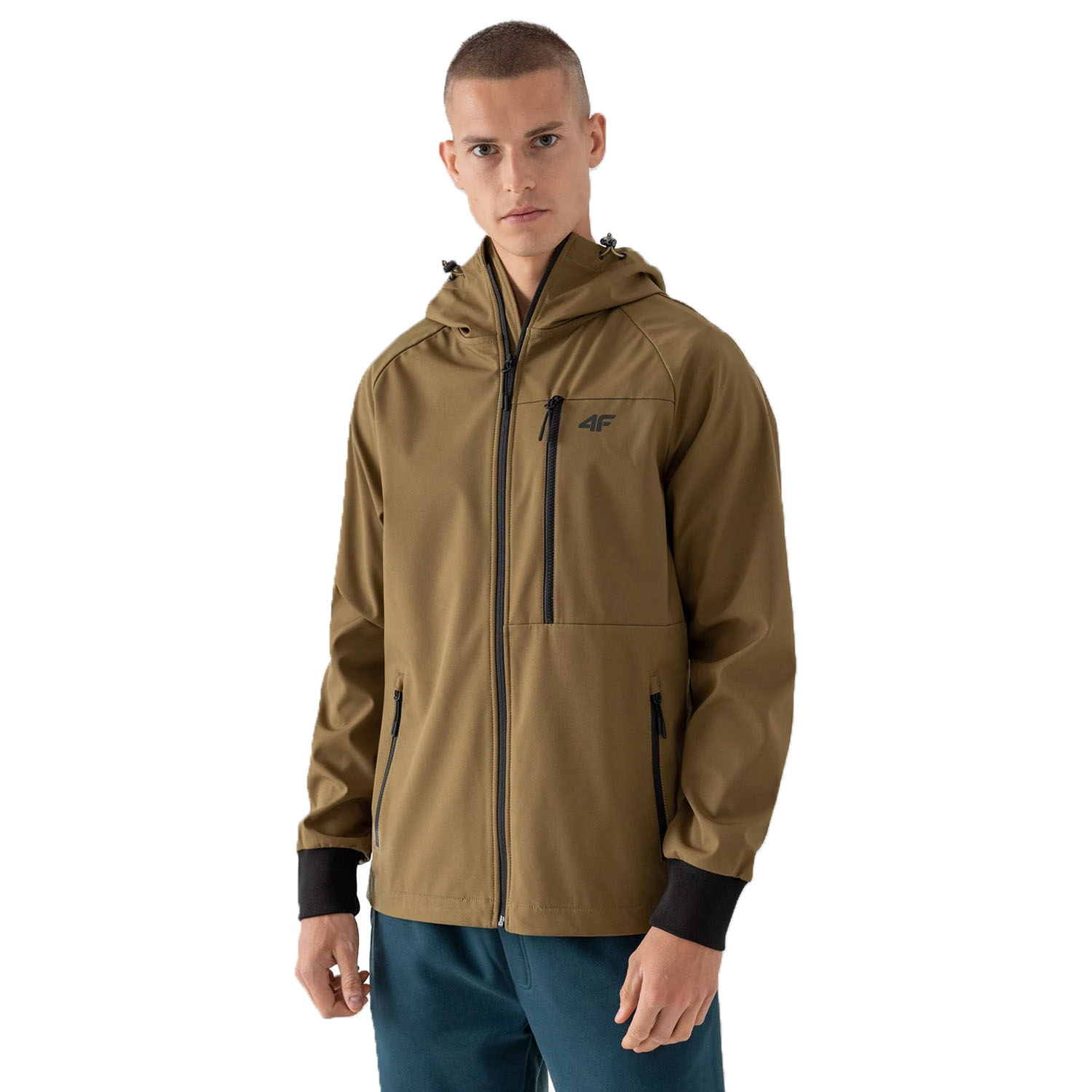 Kurtka męska softshell wiatroodporna 4F H4Z21-SFM002-81S