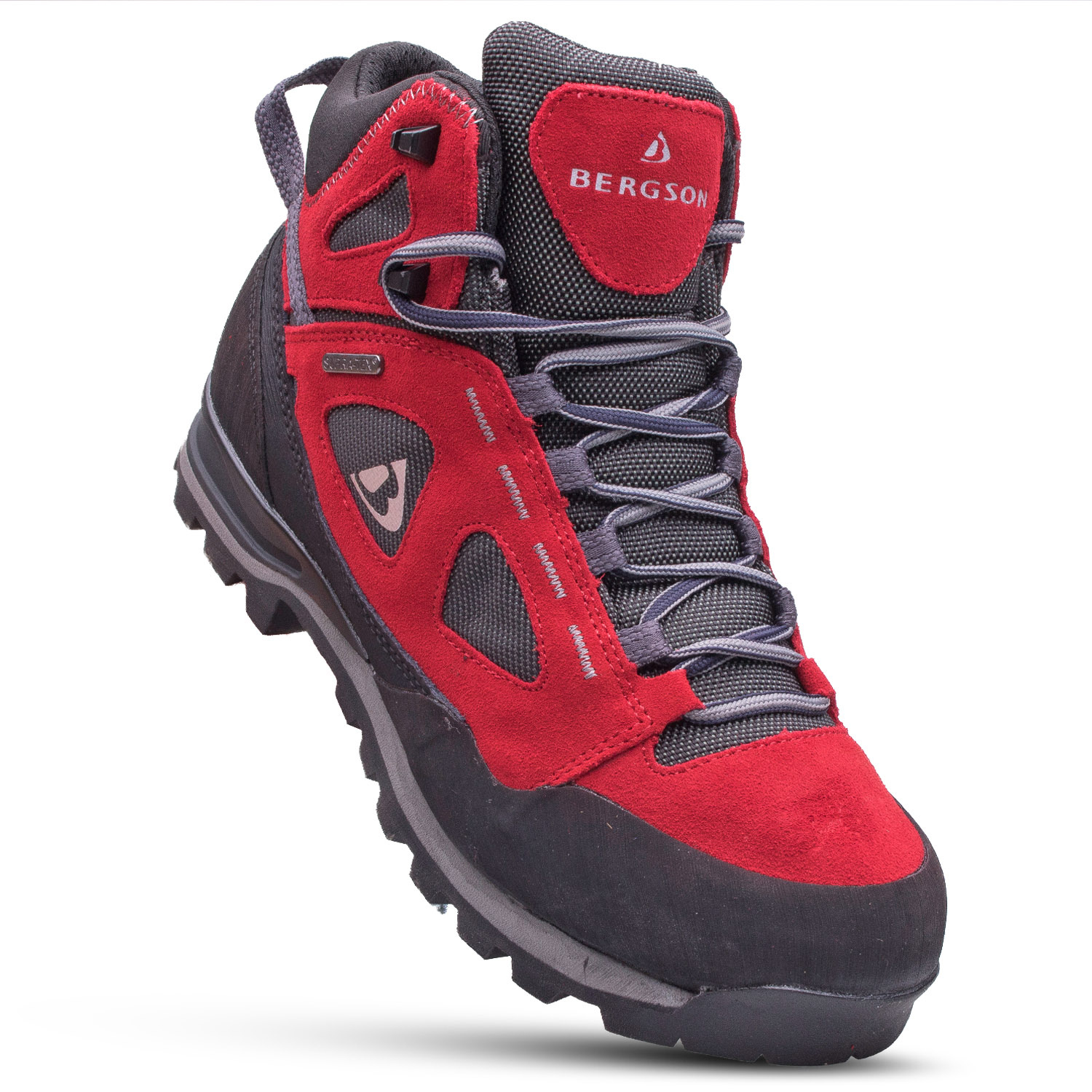 Buty damskie trekkingowe BERGSON KAKKA MID STX red/black