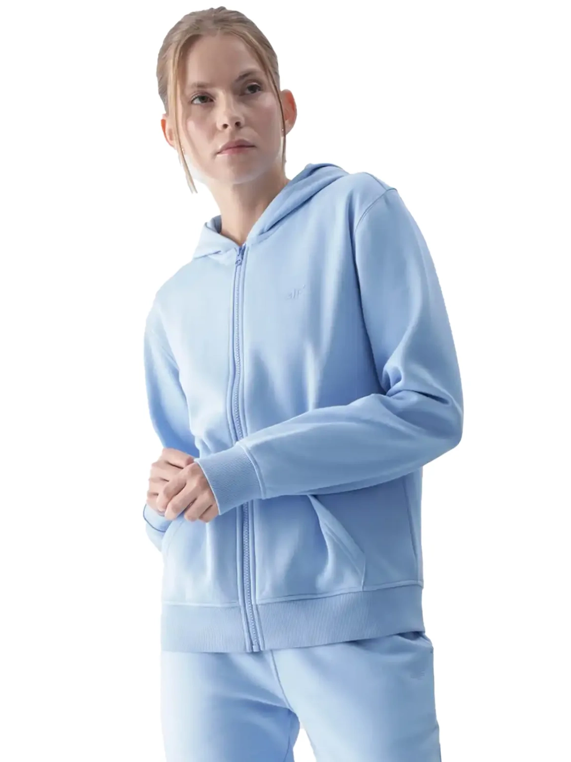 Bluza damska z kapturem rozpinana 4F 4FWMM00TSWSF1467-32S