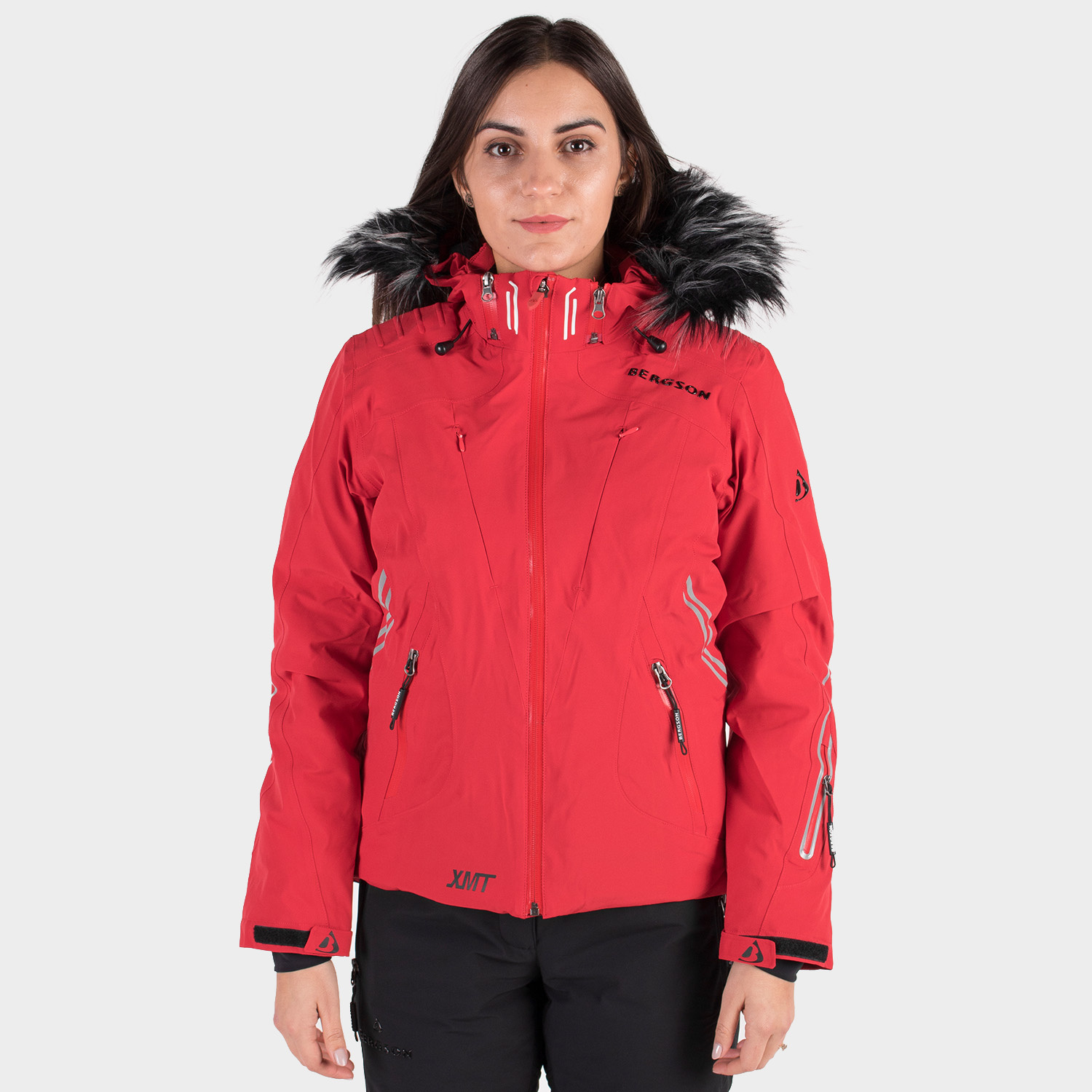 Kurtka damska BERGSON ICEBIRD STX RED BRG00038
