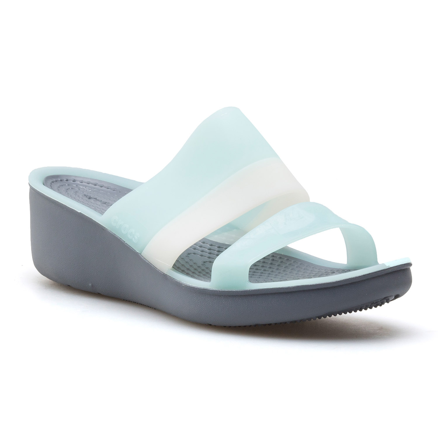 Sandały Crocs Colorblock Wedge W 200031-455