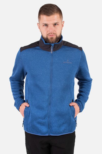 Bluza męska rozpinana polarowa BERGSON HELICON WP BLUE