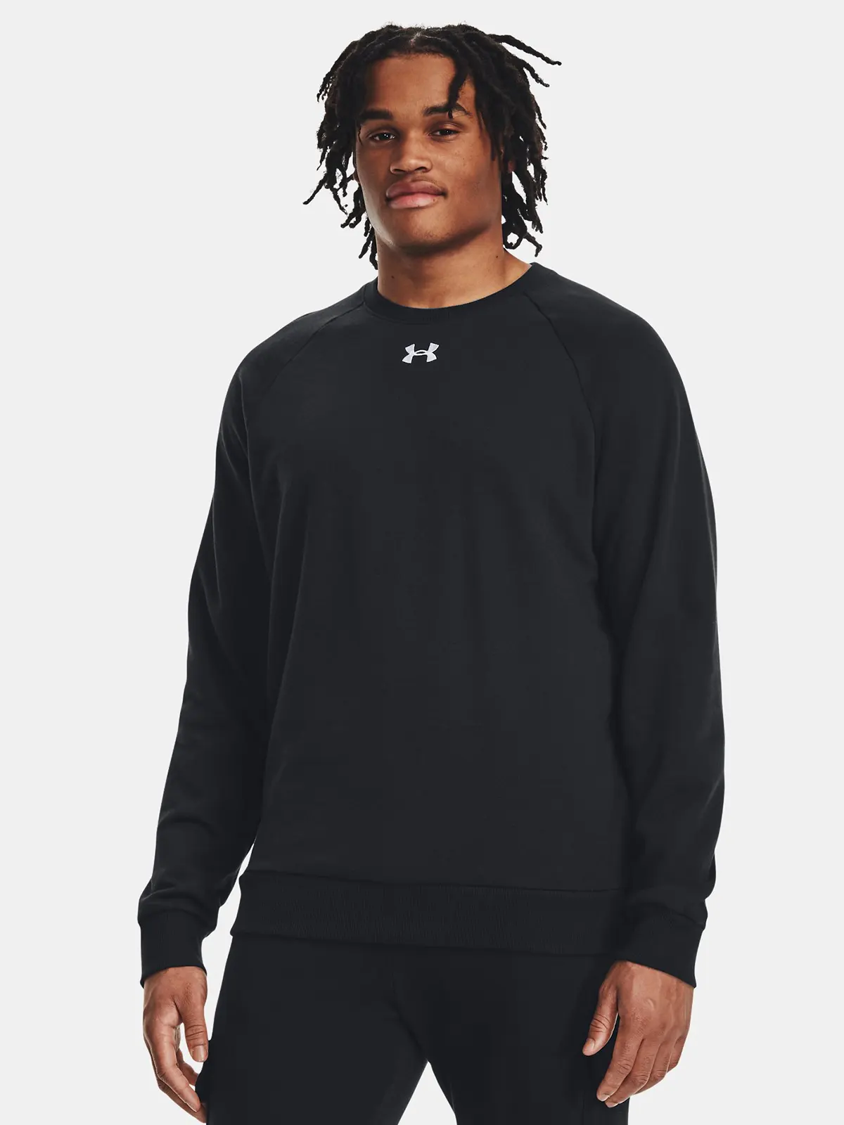 Bluza męska z kapturem UNDER ARMOUR FLEECE CREW 1379755-001 