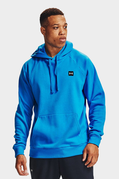 Bluza męska z kapturem Under Armour RIVAL HOODIE 1357092-428