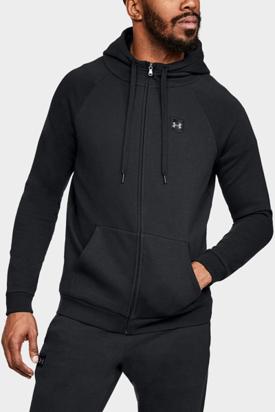 Bluza męska z kapturem rozpinana Under Armour RIVAL HOODIE 1320737-001